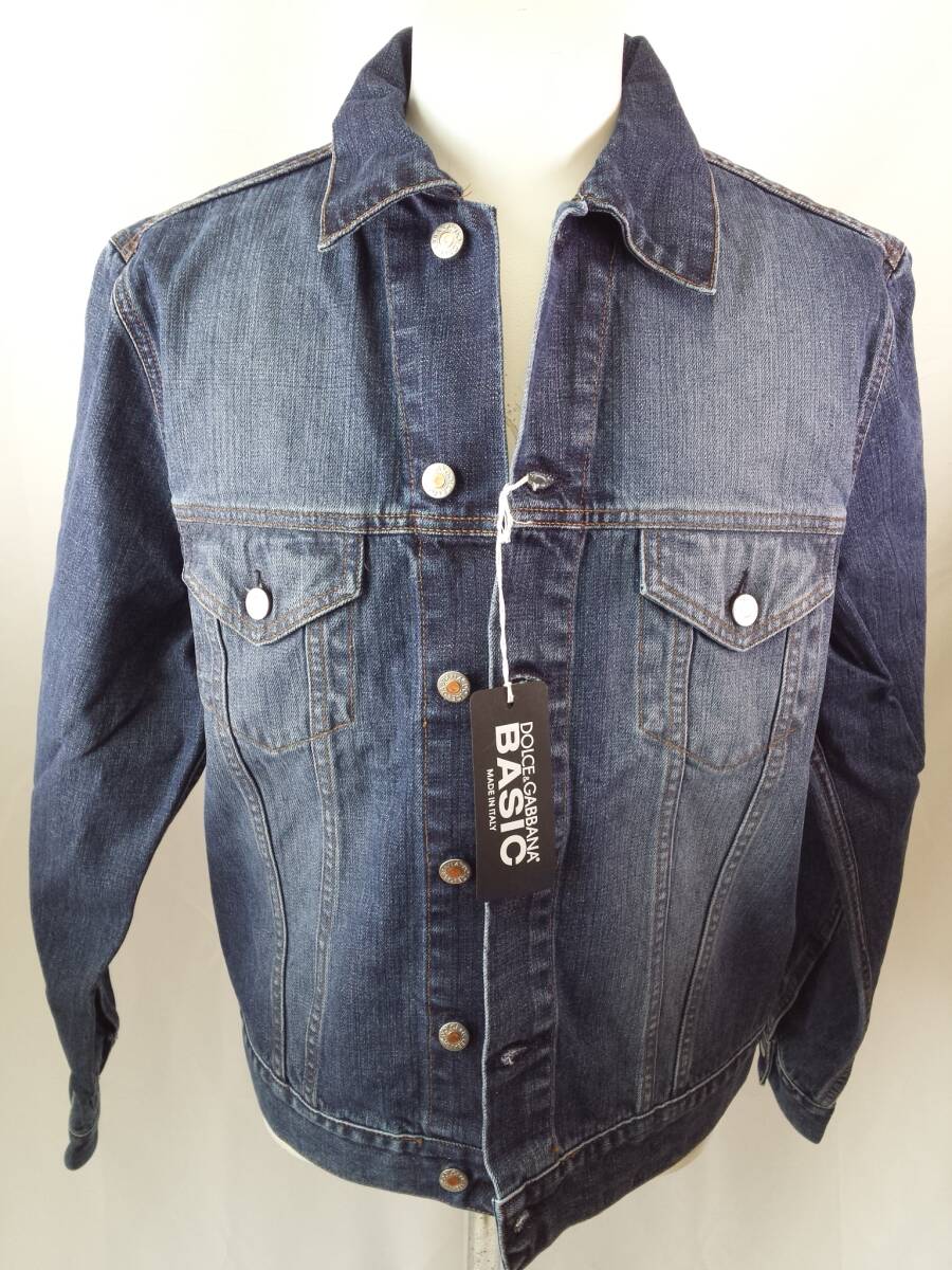  Dolce and Gabbana DOLCE&GABBANA Dolce&Gabbana BASIC Denim jacket G Jean L size unused 