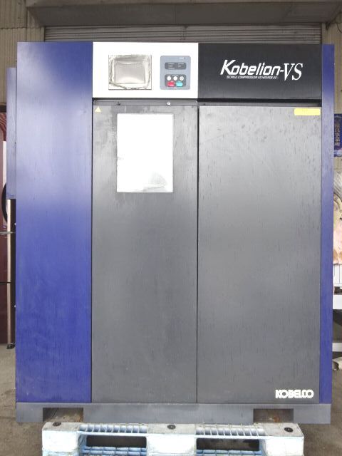 KOBELCOM コベルコ　油冷式スクリューコンプレッサー　VS425ADII-22　12年式　USED品_画像1