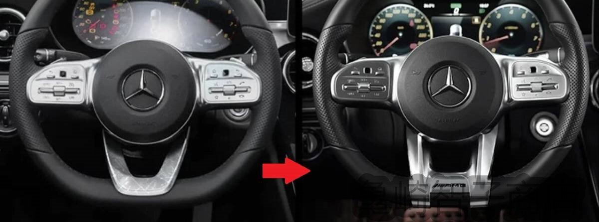 Benz steering gear trim cover AMG//w177 w247 a b c e cls w205 w213 w257 cla c118