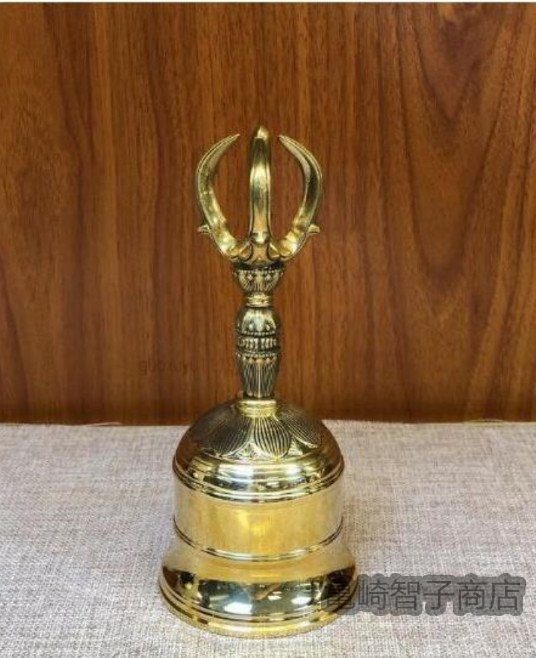 高品質「密教法具」真言宗 佳品 手作り 仏教 法具 真鍮製 金剛鈴 高品質「密教法具」真言宗 佳品 手作り 仏教 法具 真鍮製 金剛鈴
