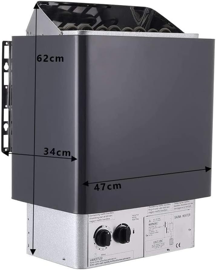 サウナヒーター、ホームサウナ、3-9kw 30～110℃過熱保護サーモスタットサウナヒーター、サウナストーブ220V-380Vの画像2