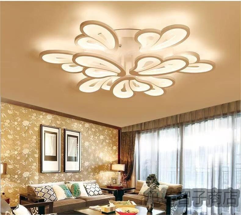 爆売◆新品★高級感溢れる◆花シーリングライト シャンデリア リ LED ペンダントライ トランプ 天井照明 器具シャンデリア★9灯