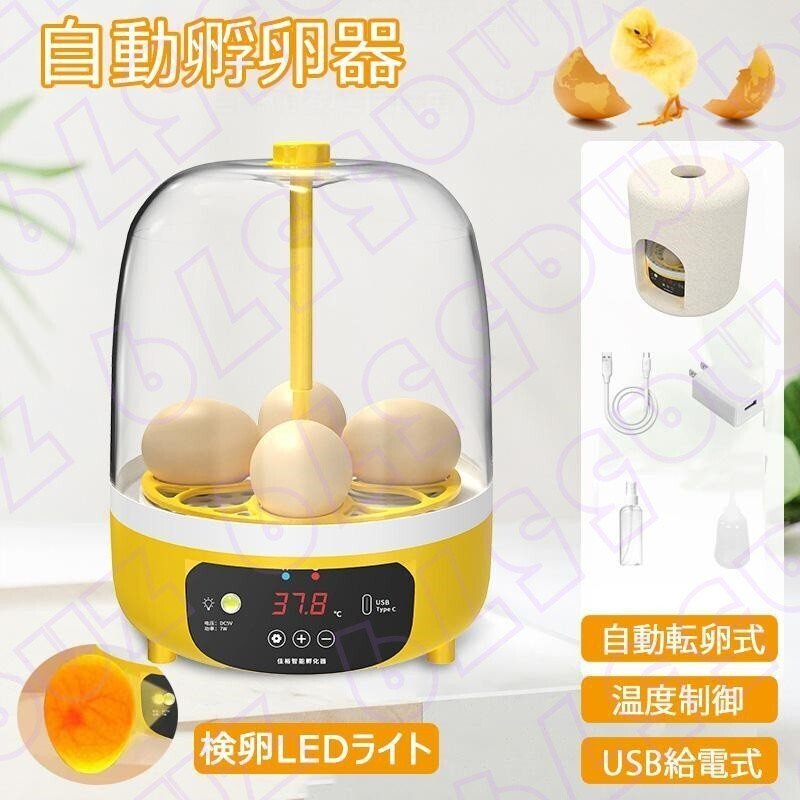  automatic . egg vessel automatic rotation egg in kyu Beta - inspection egg LED light automatic temperature control digital display .. proportion up small size birds exclusive use home use child education for 4 piece 