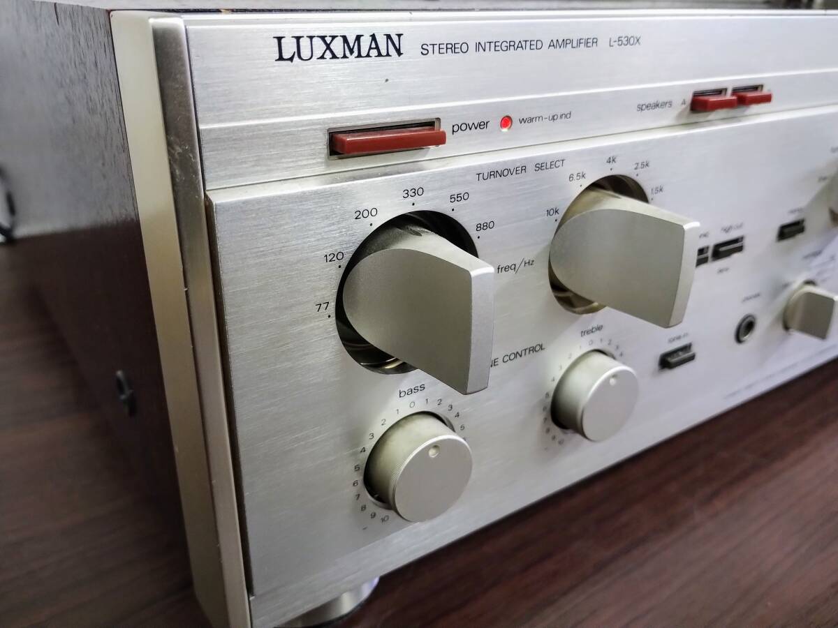 LUXMAN ラックスマン プリメインアンプ L-530Xの画像2