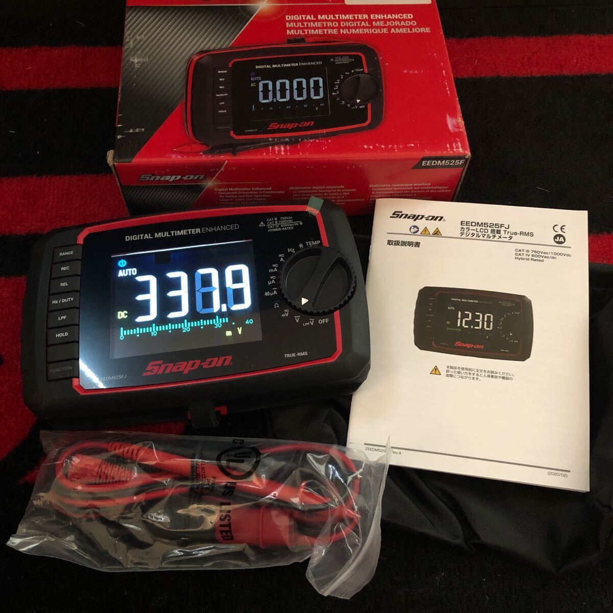 スナップオン デジタルマルチメーター テスター EEDM525FJ LCD スナップオン デジタルマルチメーター テスター EEDM525FJ LCD