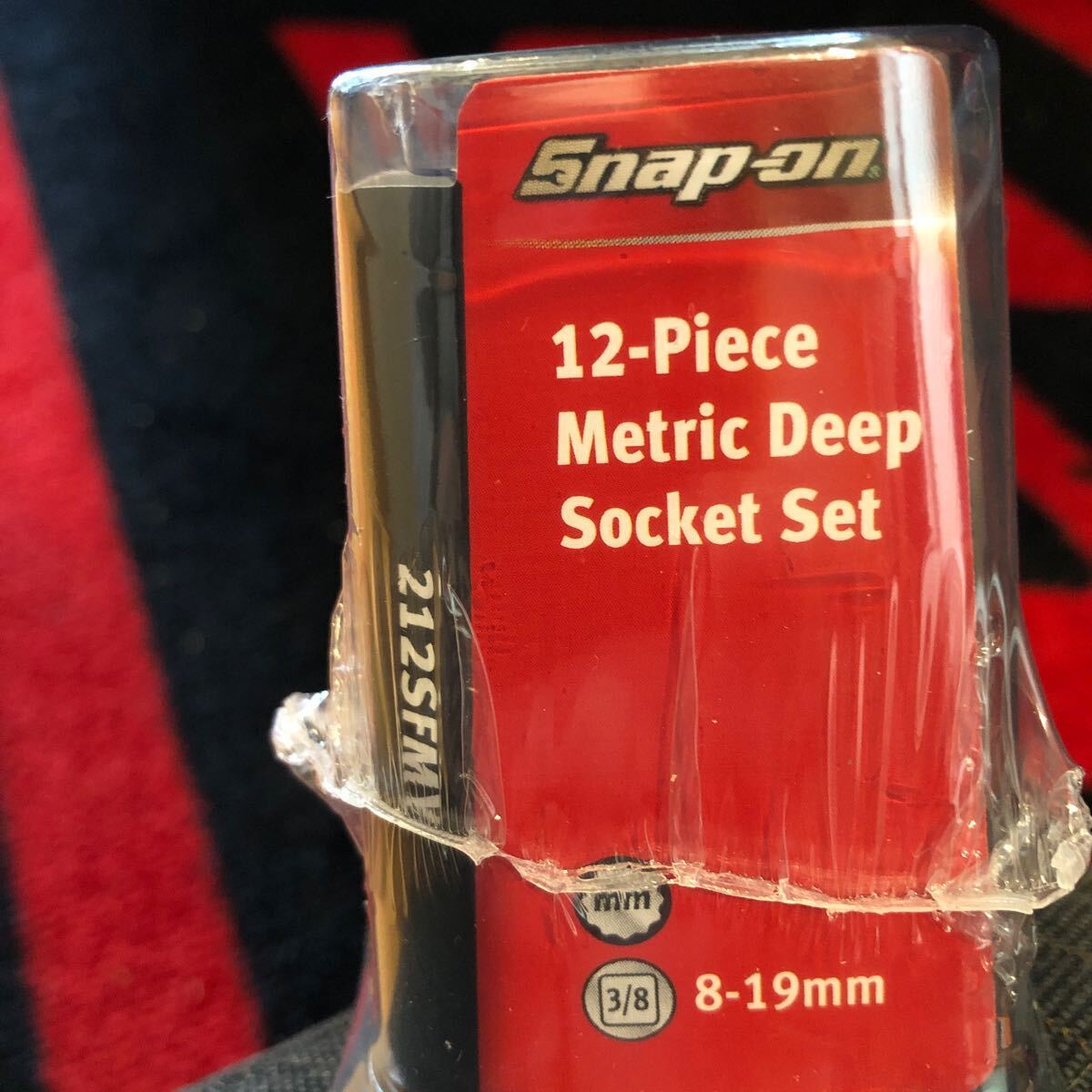 スナップオン 3/8 ディープソケットセット　12ポイント　212SFMY Snap-on 新品　8-19mm_画像5