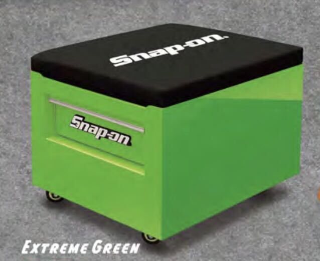 スナップオン シートクリーパー型 工具箱  Snap-on 限定品 レア 収納 グリーン 廃盤の画像1