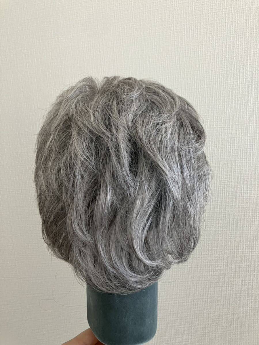 かつら　ユキ　ウィッグ　ウィッグ　グレイヘア　フルウィッグ　YUKI ヘアウィッグ　自然 イメチェン_画像3