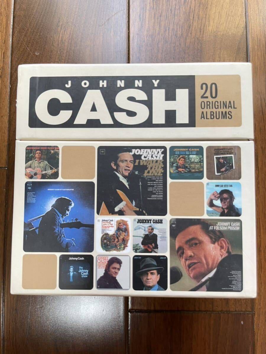 Johnny Cash 20 original albums at folsom prison san quentin i walk the line box カントリー ジョニー・キャッシュ ボックス_画像1