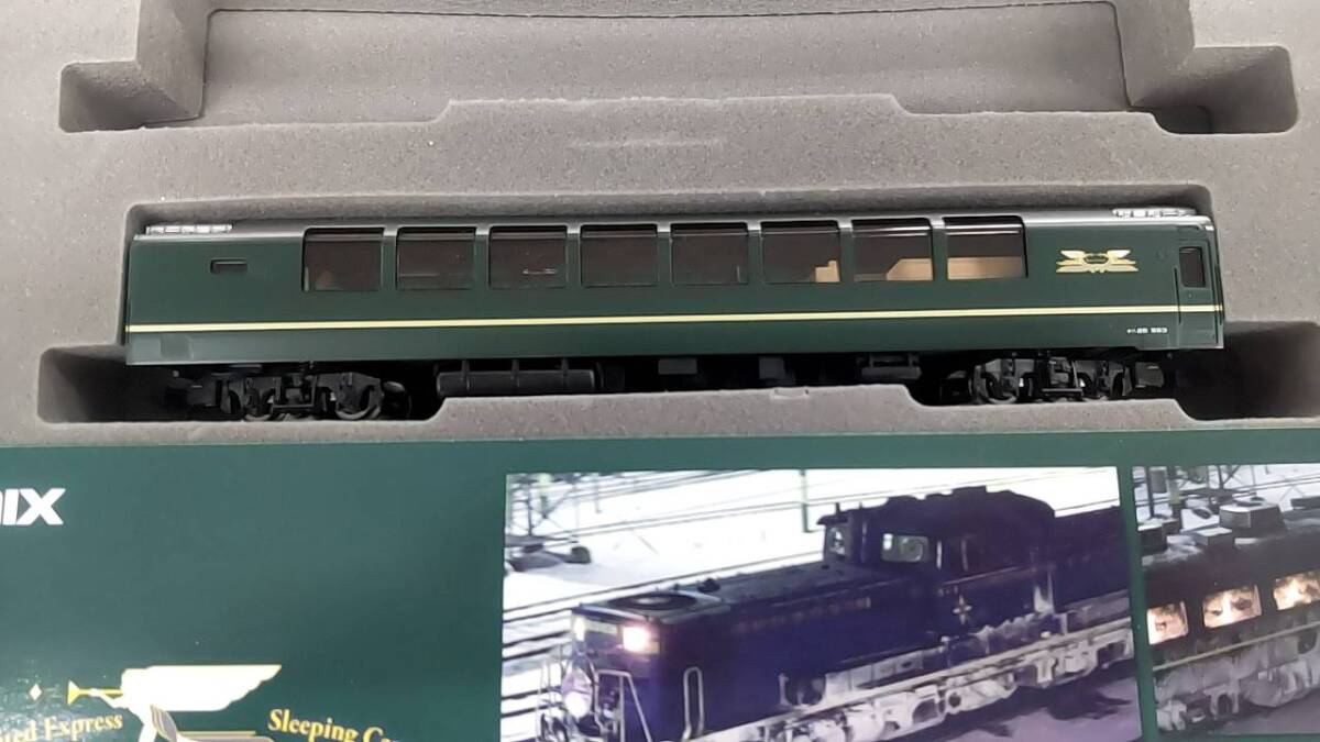 トミックス 98947 24系25型（さよならトワイライトエクスプレス）オハ25　553（ロビーカー）のみ新品_画像1