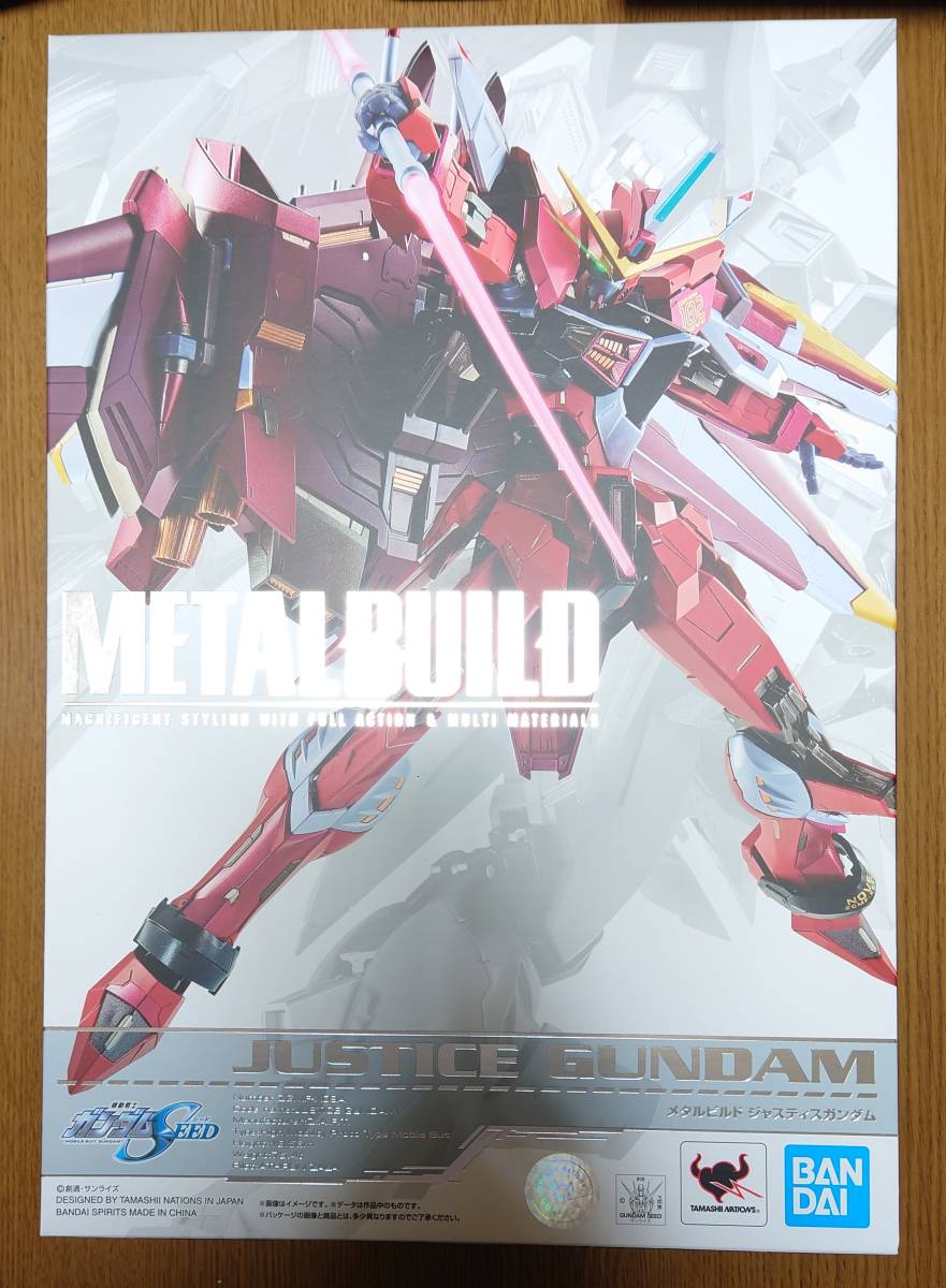 新品未開封・未使用品 METAL BUILD 機動戦士ガンダムSEED ジャスティスガンダム バンダイ_画像1