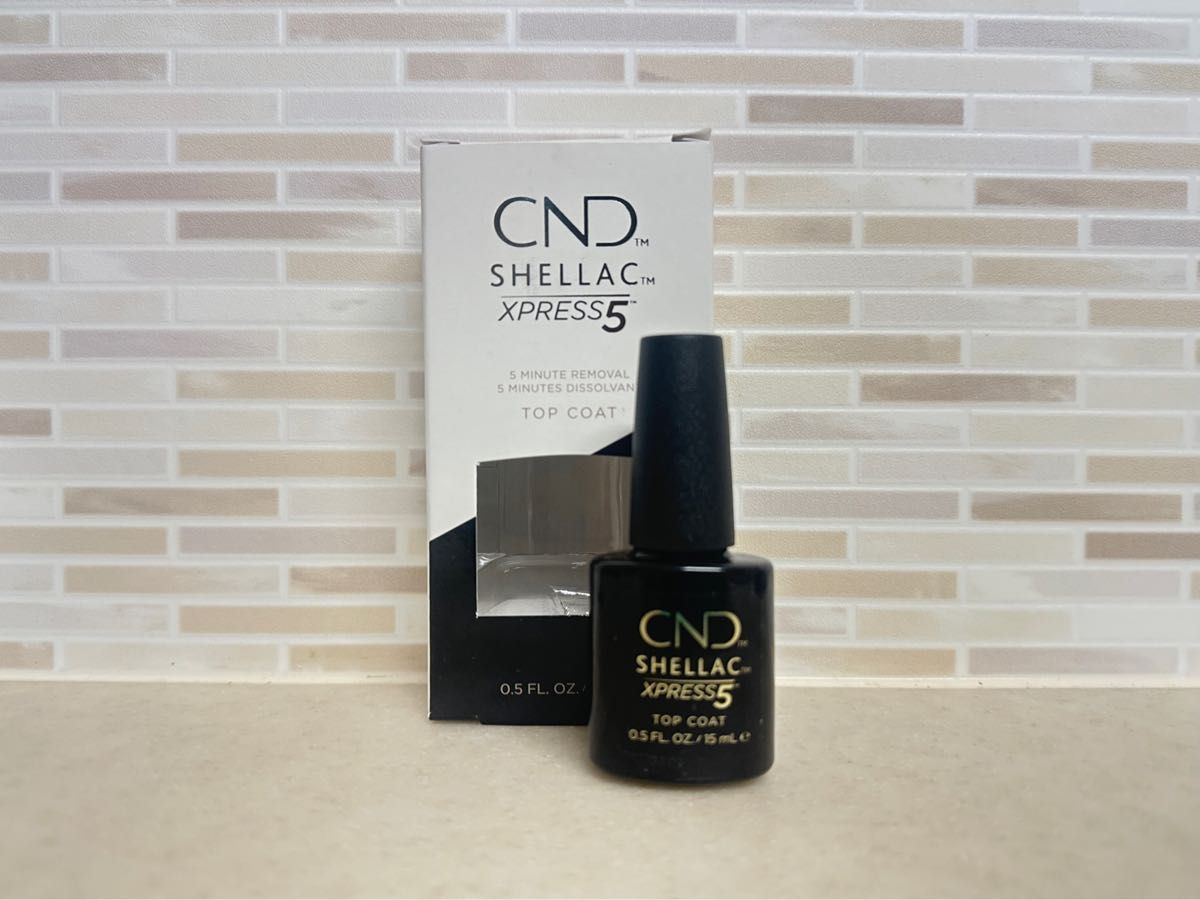 CND シェラック エクスプレス5 トップコート 15ml