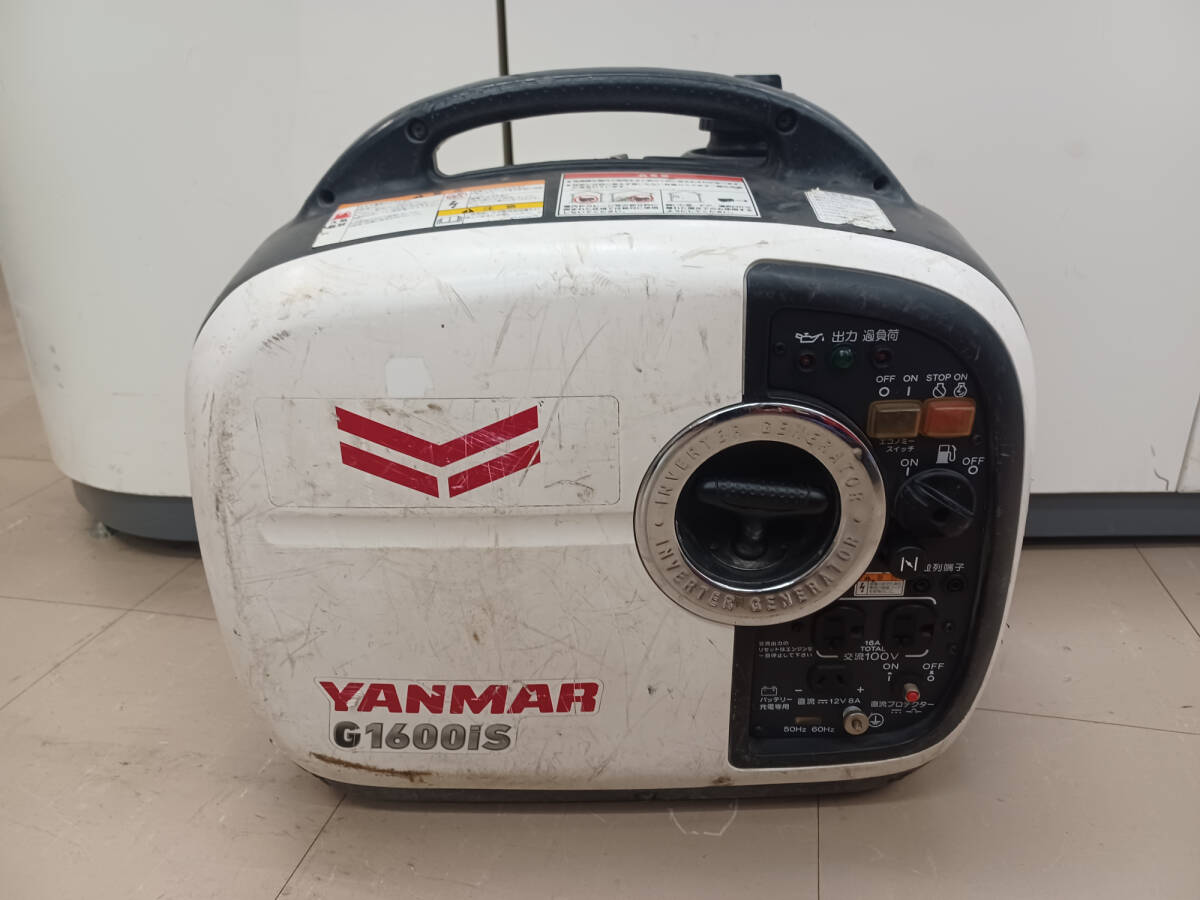 【中古品】ヤンマー インバータータイプ発電機 G1600iS 防音タイプ 電動工具/ITE1S1SIPKAG