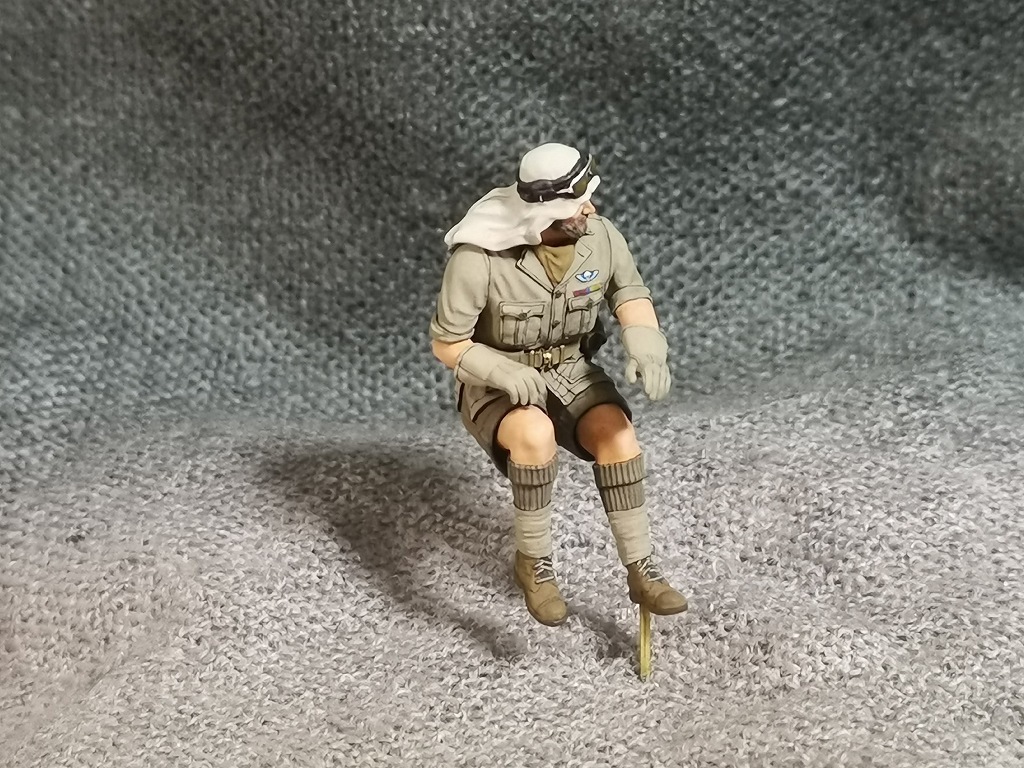 1/35 England army Africa war line. SAS. member figure final product 