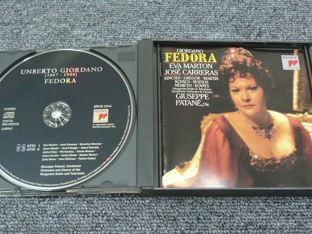 帯付き 2CD パタネ指揮、カレーラス、マルトン ジョルダーノ：フェドーラの画像2