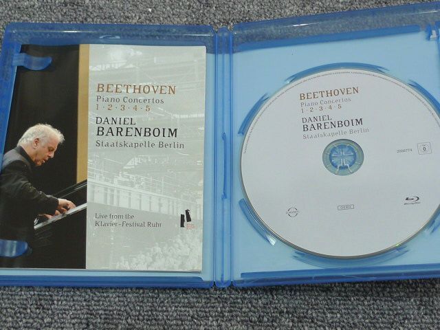 Blu-ray　バレンボイム　ベートーヴェン：ピアノ協奏曲全集_画像2
