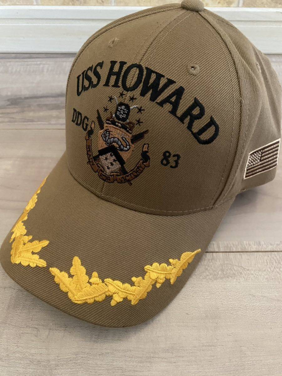米海軍　アーレイバーク級イージス艦　ハワード　艦長用　帽子_画像1