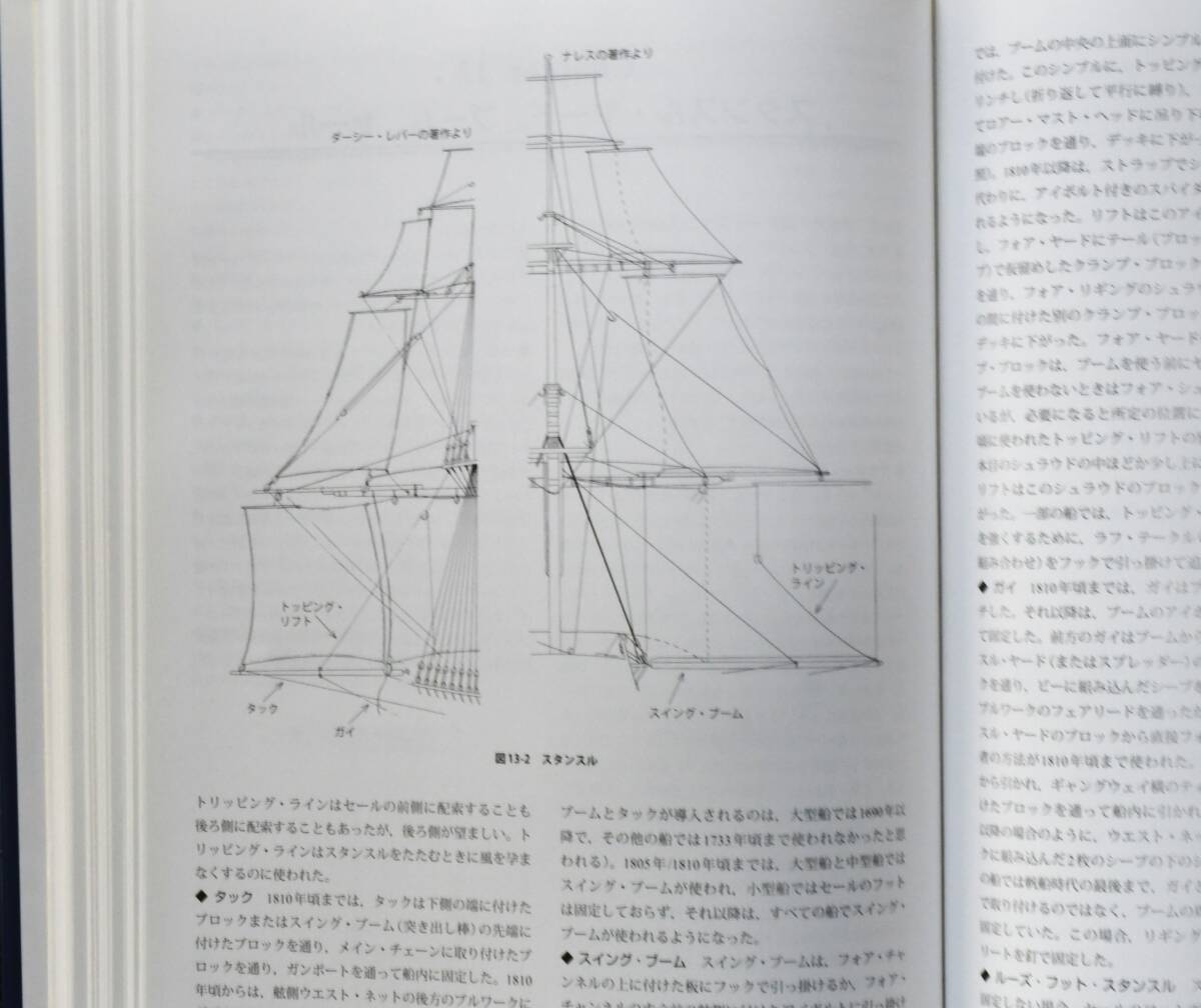 ★「英国帆走軍艦のマスティングとリギング 1625~1860」★ 帆船・帆船模型・模型パーツ・図面・書籍の画像6