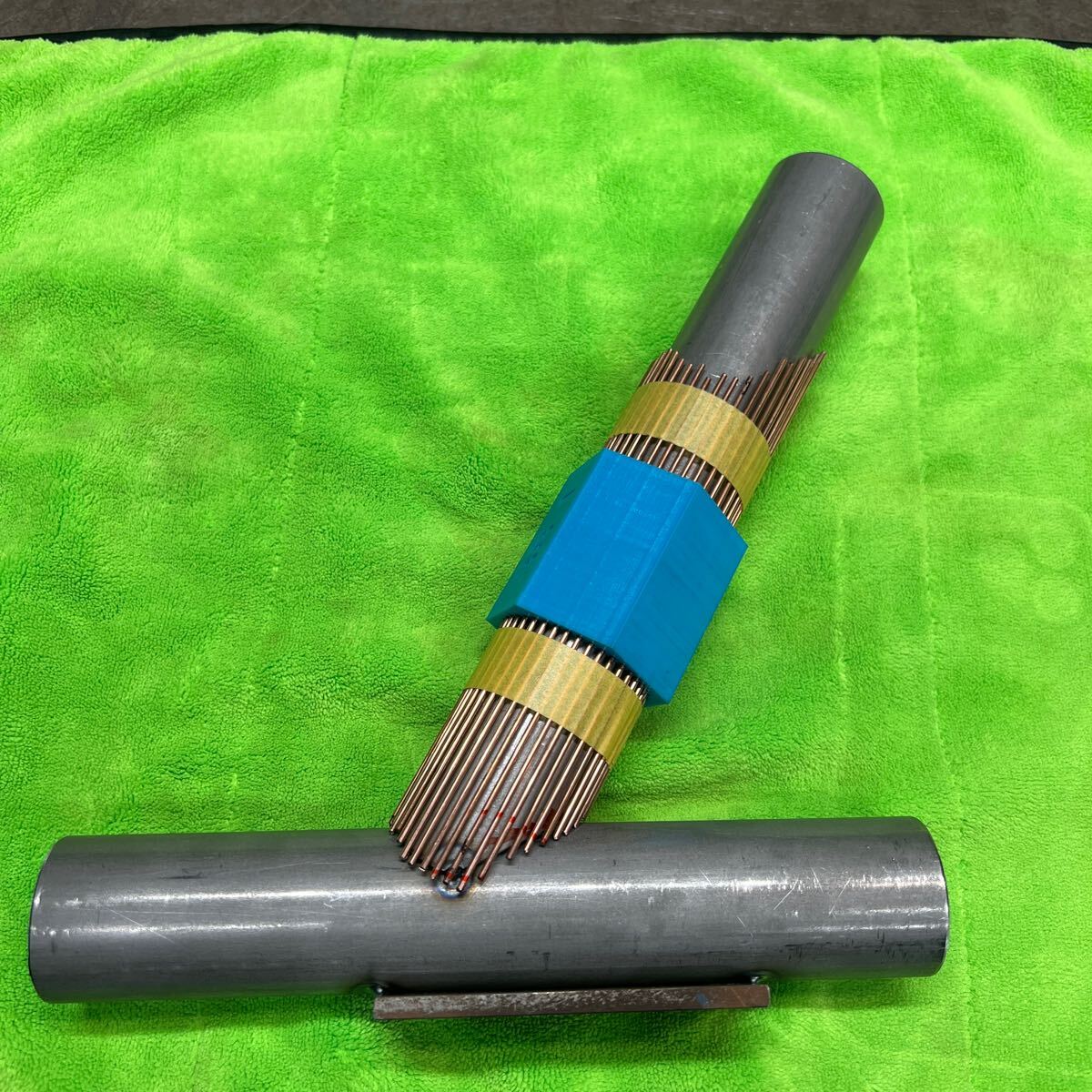 no tea - gauge 38φ roll gauge roll bar one-off pipe processing 