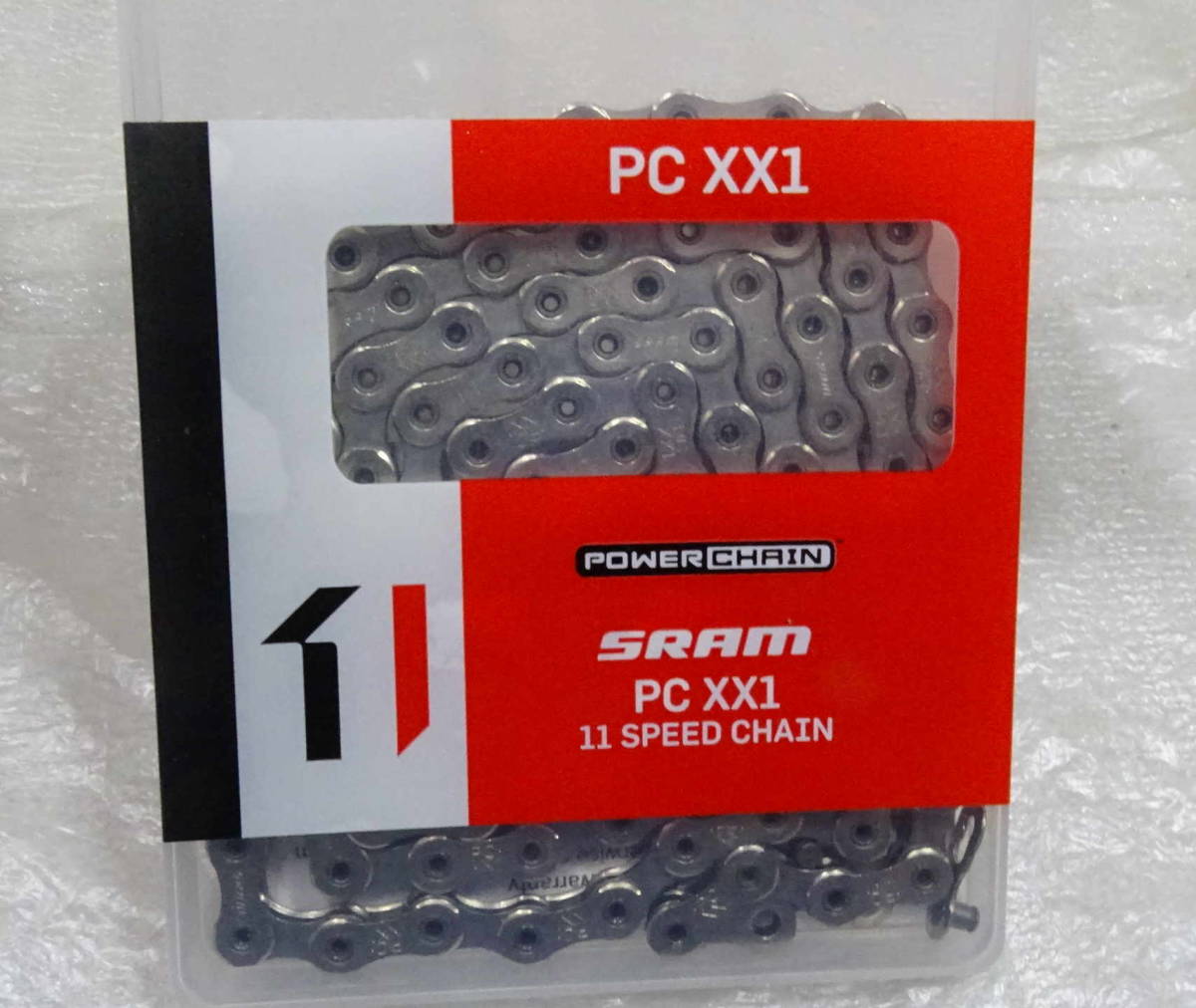  未開封 SRAM RED PC XX1 チェーン 11s対応 118目 スラム SRAM レッドの画像1