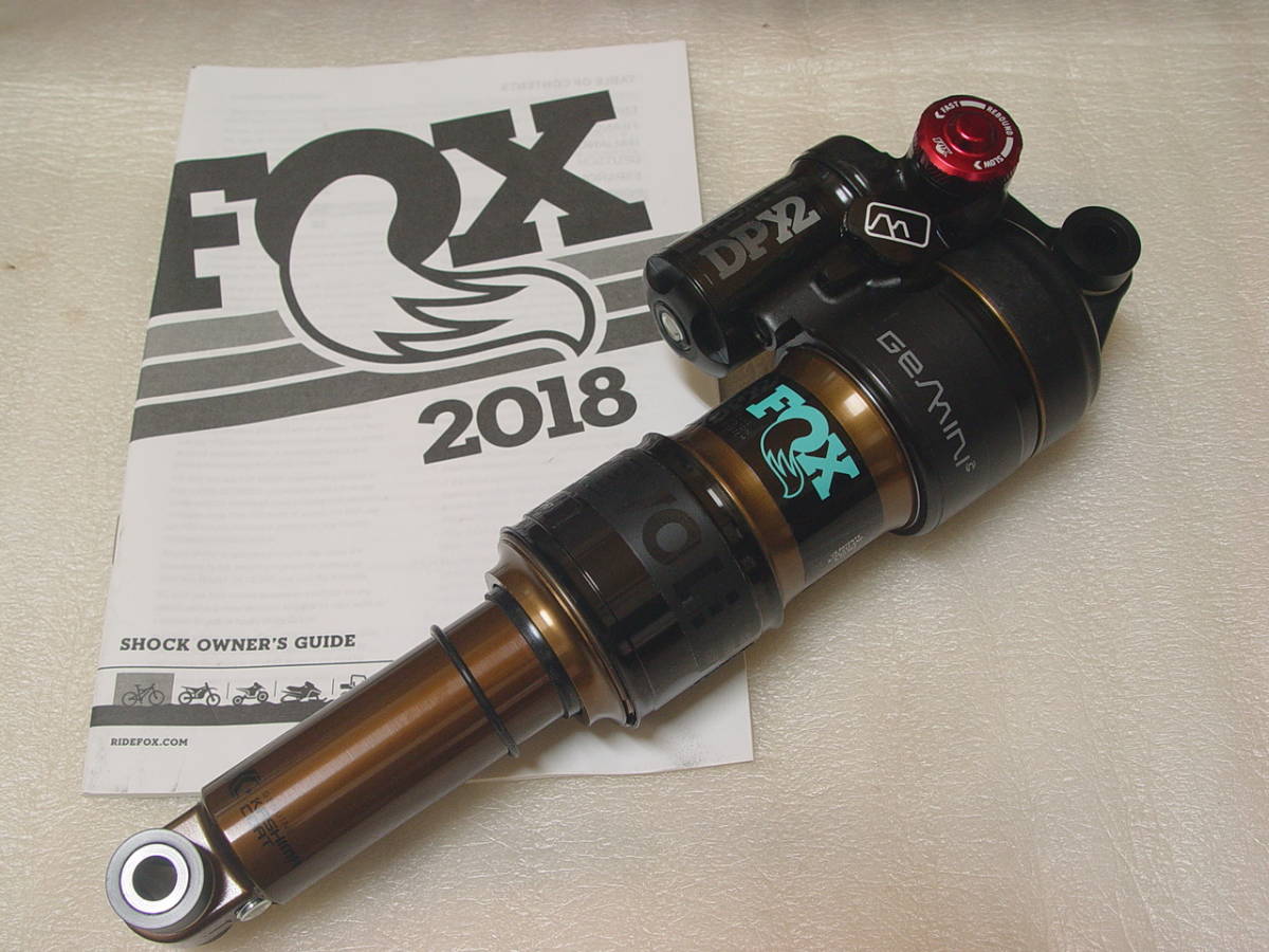 値引 EVOL FLOAT FOX 2018 DPX2 230mmx65mm リモート Gemini Kashima リアサスペンション