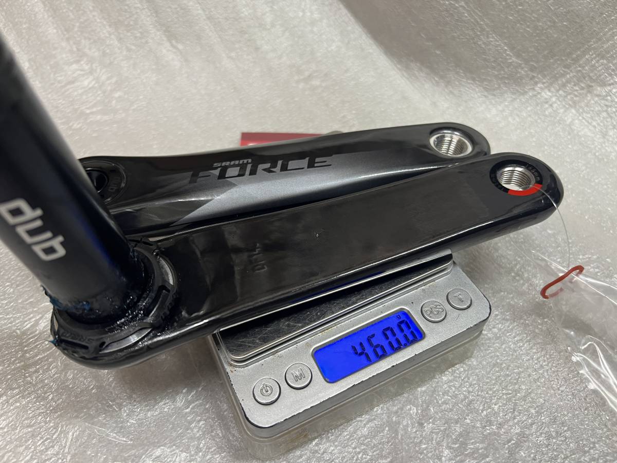 SRAM FORCE eTap AXS DUB カーボンクランク165mm クランクアーム SRAM FORCE eTap AXS DUB カーボンクランク165mm クランクアーム