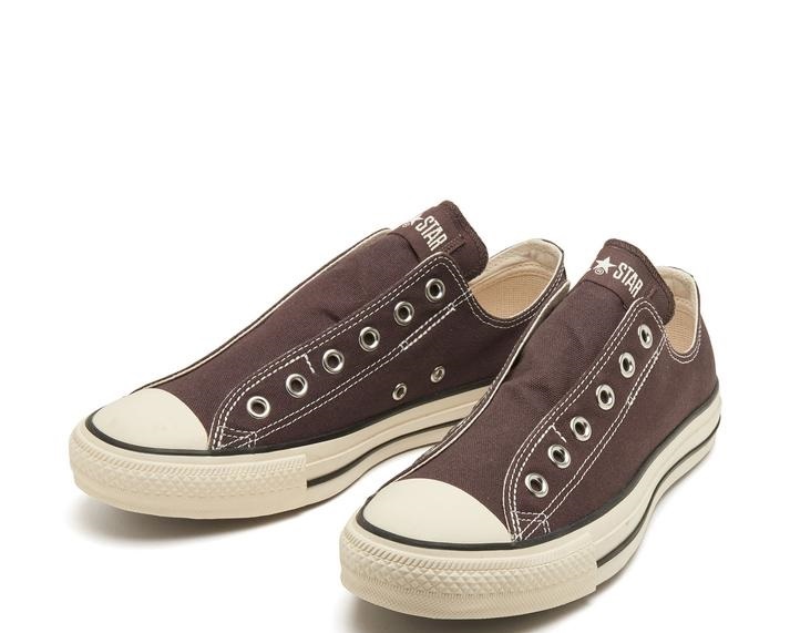 【CONVERSE】 AS SLIP III OX BROWN　SLIP ON スリッポン ブラウン系　28cm_元々、靴紐は付属しておりません。