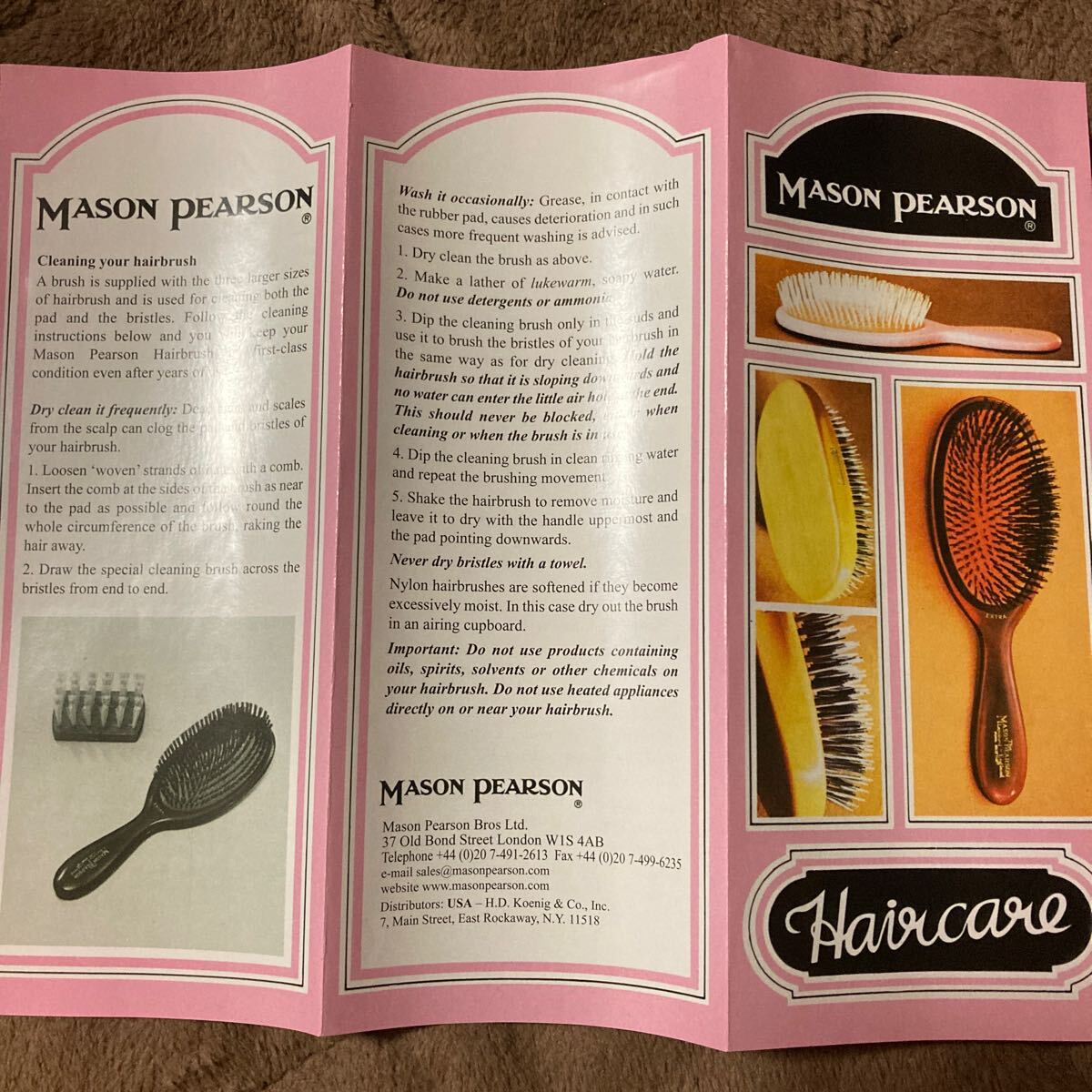 送料無料　MASON PEARSON ヘアブラシ_画像5