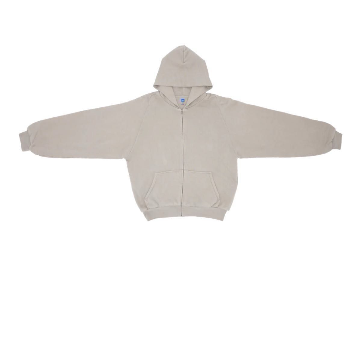 新品未開封 yeezy gap zip up パーカー TAUPE 2XL カニエウェスト トープ ジップパーカー