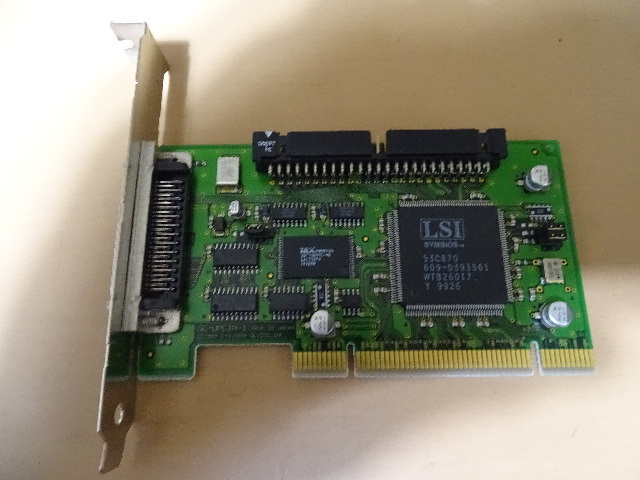 [ジャンク] IOデータ SC-UPCIN Ultra SCSI PCIカード 動作未確認_画像1