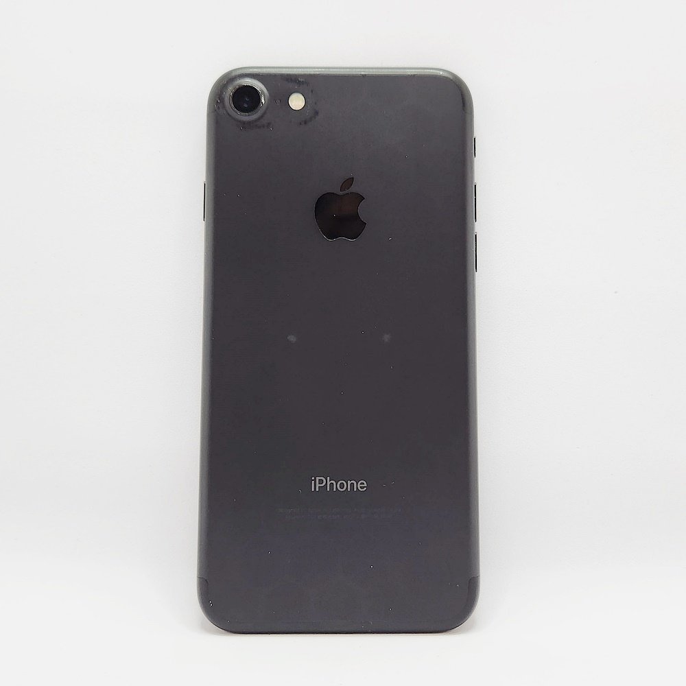 TO1 Apple iPhone 7 128GB NNCK2J/A ブラック au 利用制限〇 最大容量77％ 稼働品_画像2