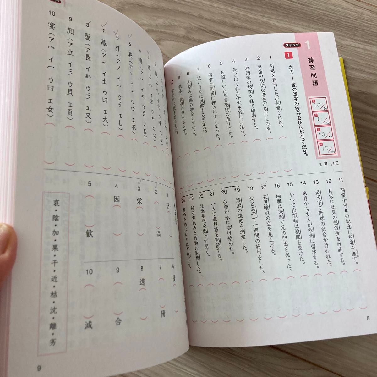 漢検3級 改訂三版 漢字学習ステップ