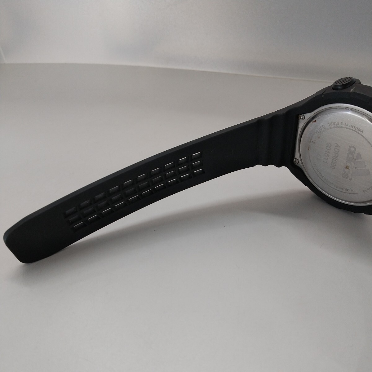 y030712t adidas アディダス ADP6080 デジタル時計 時計 メンズ腕時計 ADP6080 ブラック　_画像5