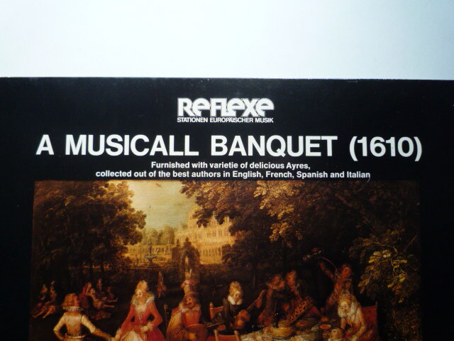 SL06 独ELECTROLA盤LP A MUSICALL BANQUET/ダウランド、ホルボーン他 ロジャース、ベイルズ、サヴァール_画像2