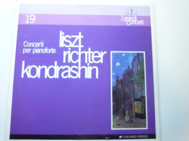 SL59 伊J grandi盤LP リスト/ピアノ協奏曲1、2番 リヒテル/コンドラシン/ロンドンSOの画像1