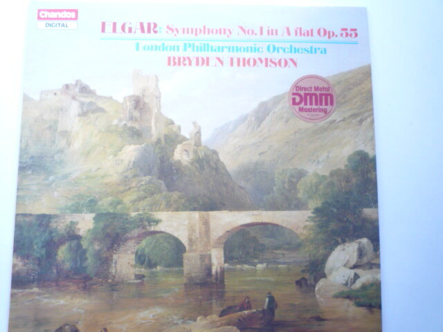 SO25 英Chandos盤LP エルガー/交響曲第1番 B・トムソン/ロンドンPO DIGITALの画像1