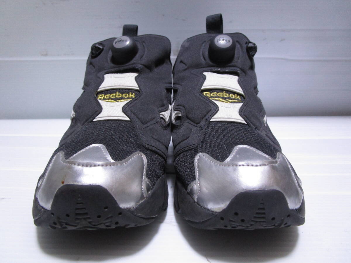 超特価!良好即決!REEBOK リーボック INSTA PUMP FURY OG ポンプフューリー レディス スニーカー シューズ ブラック × シルバー 24.0cmの画像5