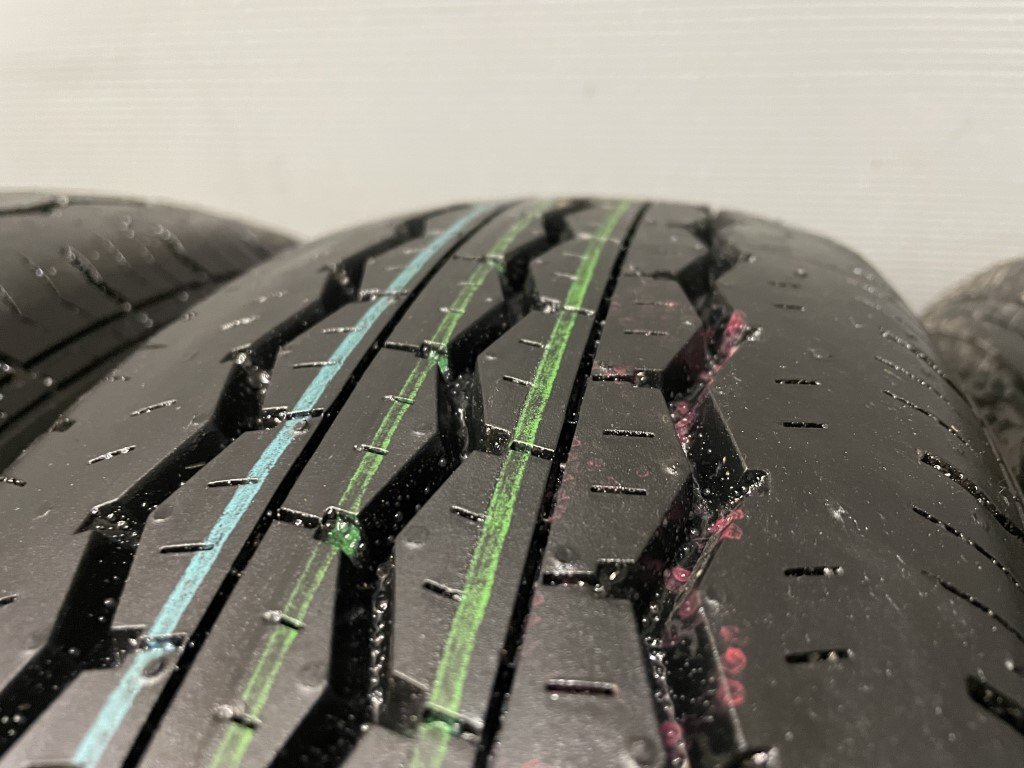 新車外し BS BRIDGESTONE ECOPIA RD613 195/80R15 107/105N LT 15インチ 夏タイヤ 4本 22年製 ハイエース キャラバン等　(MTV134)_画像7