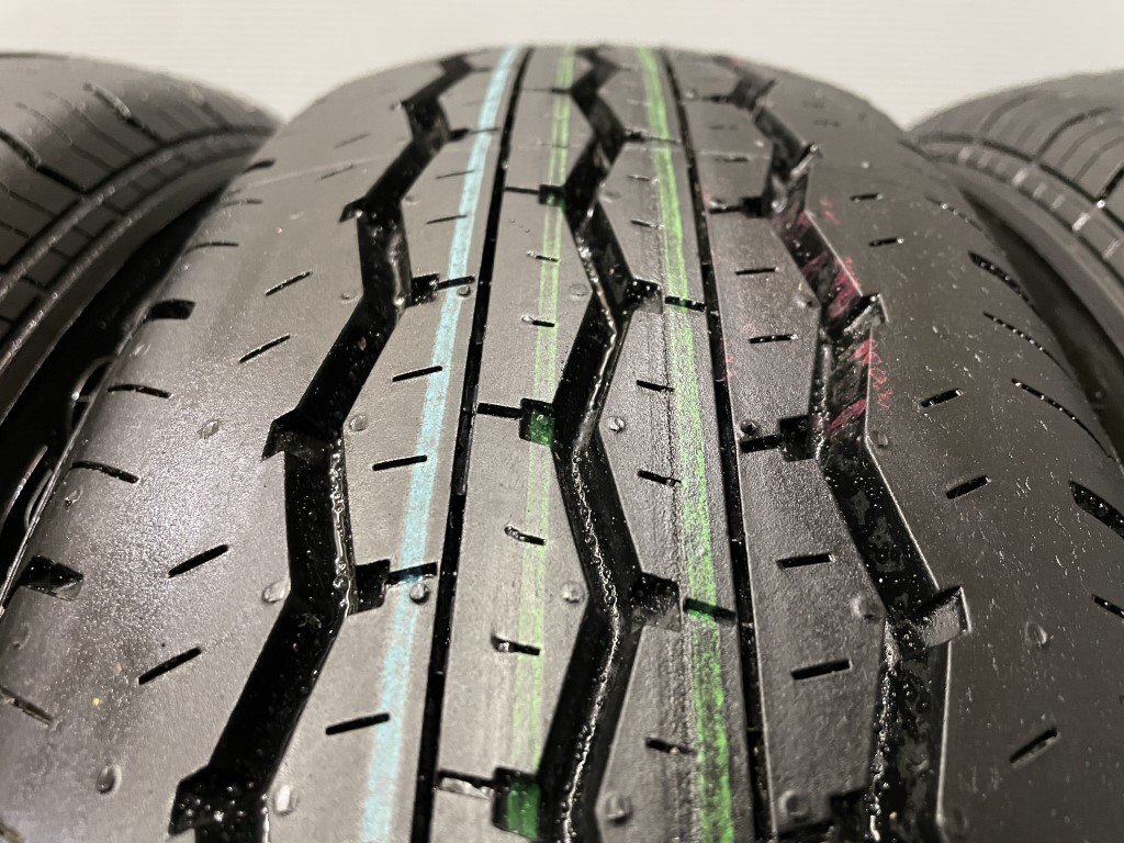 新車外し BS BRIDGESTONE ECOPIA RD613 195/80R15 107/105N LT 15インチ 夏タイヤ 4本 22年製 ハイエース キャラバン等　(MTV134)_画像6