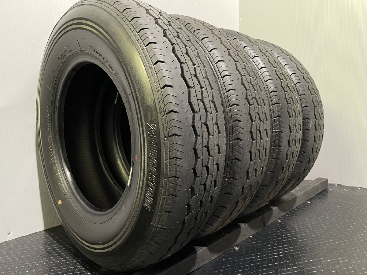 新車外し 2023年製 BS BRIDGESTONE ECOPIA RD613 195/80R15 107/105N LT 15インチ 夏タイヤ 4本 ハイエース キャラバン　(JR613)_画像1