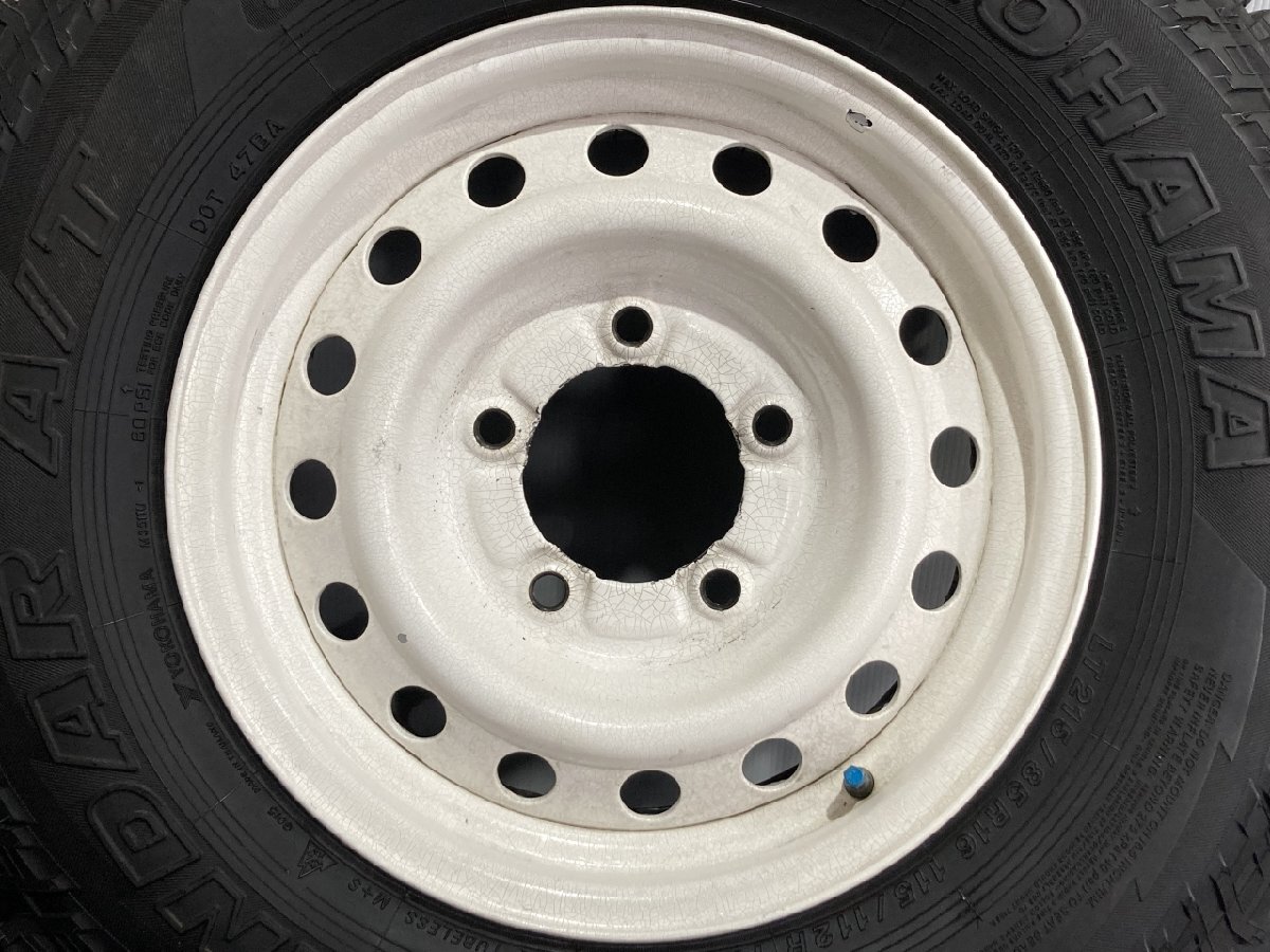 【YK GEOLANDAR A/T G015 LT215/85R16】夏タイヤ【トヨタ 70系ナロー ランクル 純正鉄ホイール 16インチ 6J5HPCD150約+30】　(MTR148)_画像3