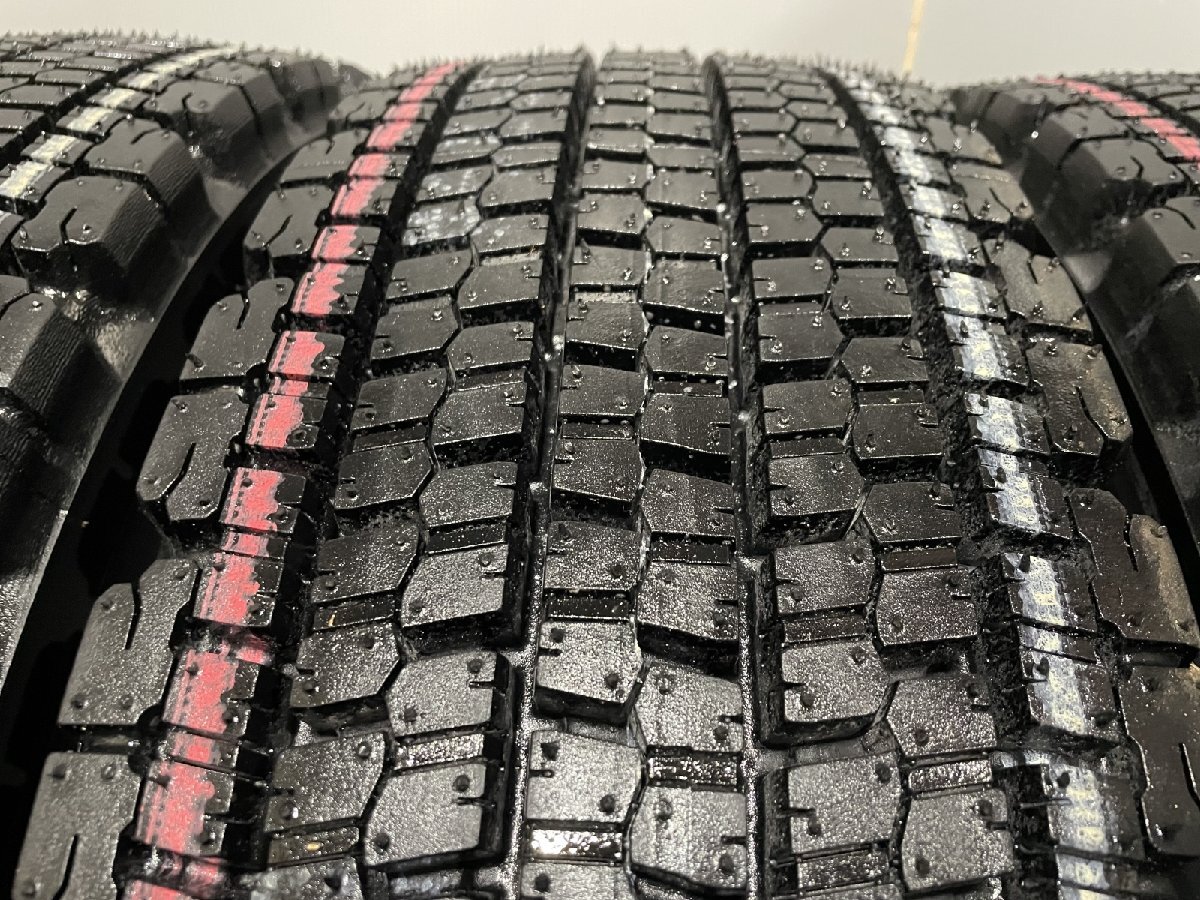 札幌発 引取OK 新品 BS W900 225/80R17.5 123/122L 17.5インチ トラックタイヤ スタッドレス 6本 22年製 4t レンジャー フォワード等 MTW89の画像8