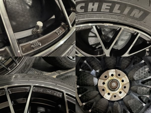 【MICHELIN PILOT SPORT4 215/45ZR17】夏タイヤ【WedsSport SA-20R 17インチ 7.5J5HPCD100+48】21年製 プリウス 86 レガシィ等　(MTG545)_画像7