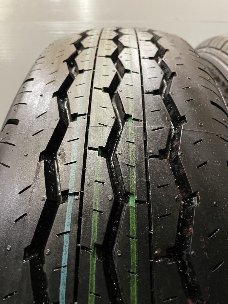 新車外し BS ECOPIA RD613 195/80R15 107/105N LT 15インチ 夏タイヤ 4本 22年製 ハイエース キャラバン等　(JR627)_画像2