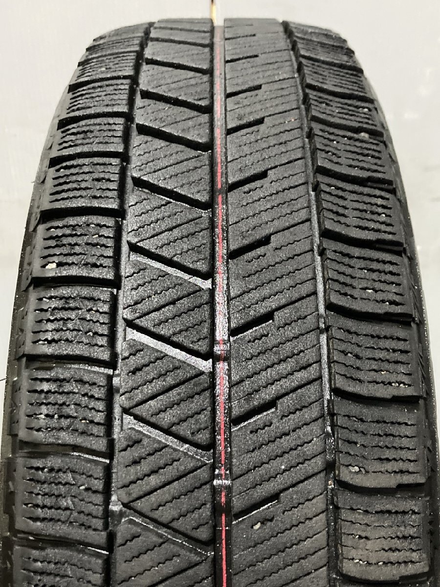 BS BRIDGESTONE BLIZZAK VRX3 155/65R13 13インチ スタッドレス 1本 22年製 バリ溝 アルト パレット ネイキッド等　(MTD553)_画像2