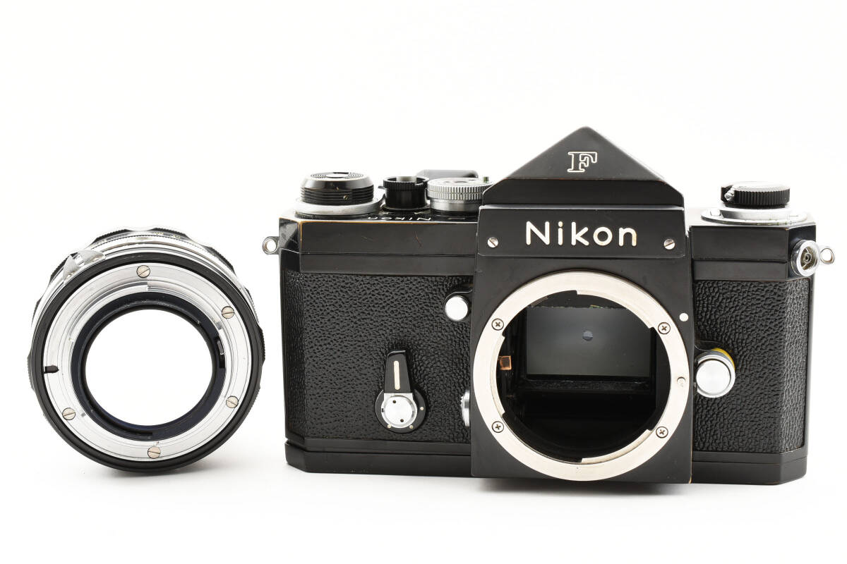 ★実用品★ニコン Nikon F アイレベル ブラック + NIKKOR-S Auto 50mm F1.4★　R4633#2400_画像9
