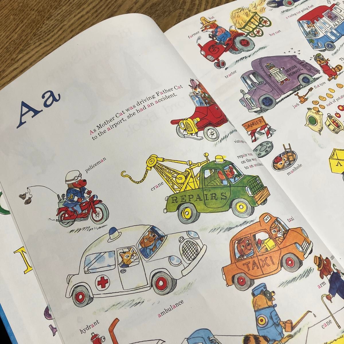 英語　洋書　絵本　大型本　 ABC Word Book 辞典　辞書　リチャード　スキャリー