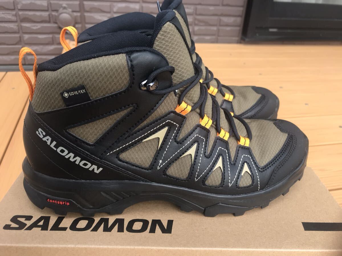 サロモン(SALOMON)トレッキングシューズ X BRAZE MID Goore-TEX 26cmの画像2