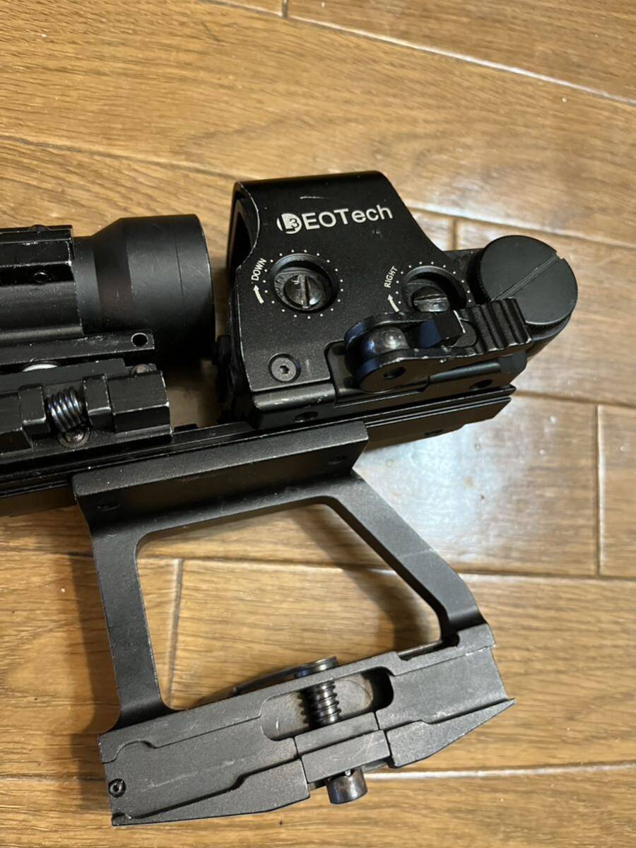 イオテック eotech タイプ ドットサイト マグニファイア AK マウント 次世代電動ガン ハンドガン 東京マルイ m4 mp5 ak scar m870の画像4