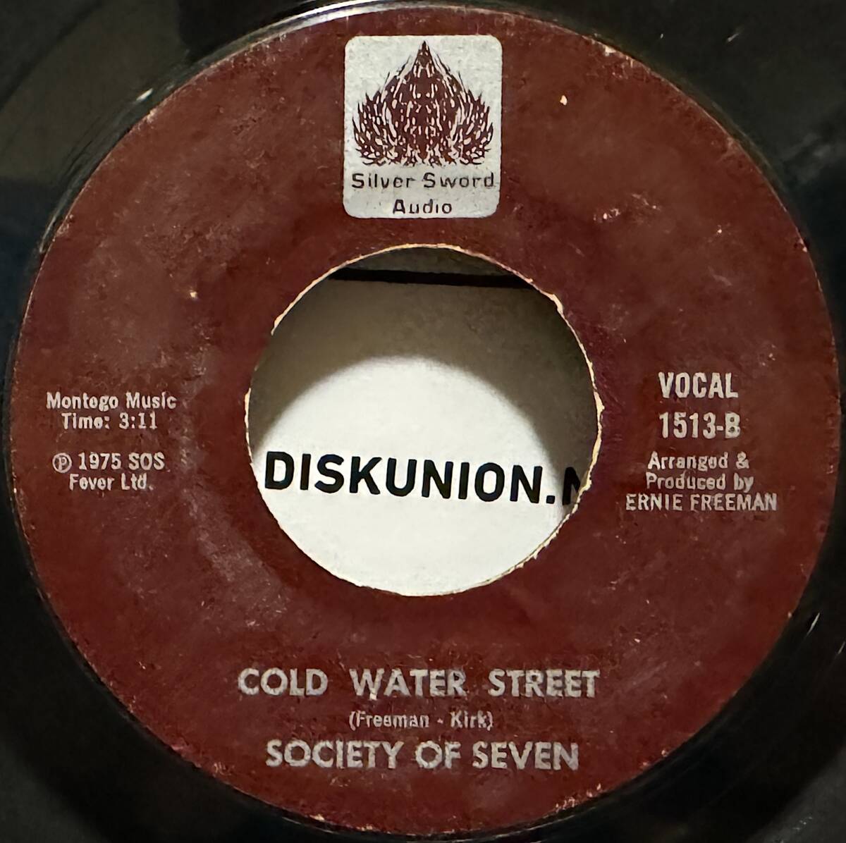 AOR Hawaii 45RPM Mellow Hawaiian Society Of Seven - How Has Your Love Life Been/Cold Water Street　ハワイレコード_画像2